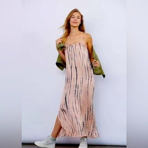Anthropologie Norblack Norwhite Kyara Tie Dye Maxi Dress